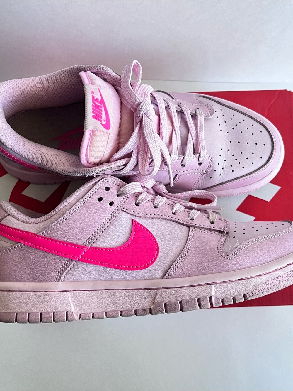 Triple Pink Nike Dunks W8 - Picture 2 of 6